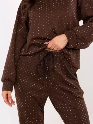 Dámský set RUE PARIS IT-KMPL-21718.27P BROWN