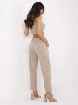 Dámské kalhoty ITALY MODA DHJ-SP-20523.66P BEIGE