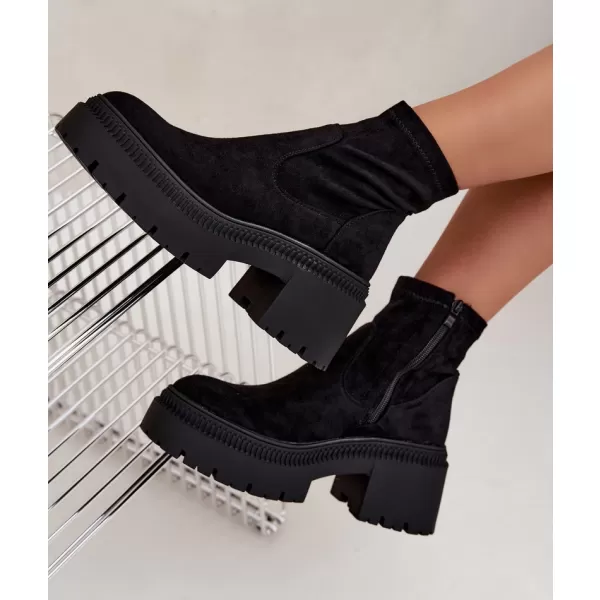  Dámské kotníkové boty BOTO 9670A-1 BLACK 