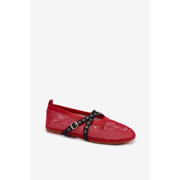  Dámské baleríny BOTO P-1416 RED 