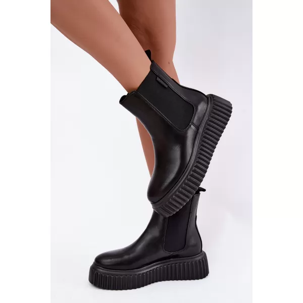  Dámské kotníkové boty BIG STAR SHOES UU274334 BLACK 