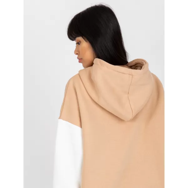  Dámská mikina RUE PARIS AP-BL-AP-3001.98P WHITE-BEIGE 