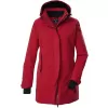 Dámská parka KILLTEC KOW 20 ČERVENÁ