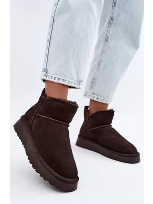 Dámské sněhule VINCEZA 97961 CHOCOLATE