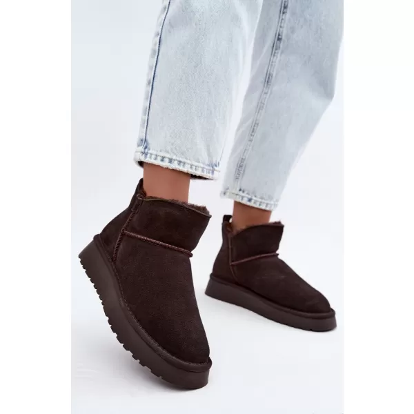  Dámské sněhule VINCEZA 97961 CHOCOLATE 