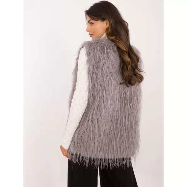  Dámská vesta WOOL FASHION ITALIA AT-KZ-2349-1.49 GRAY 