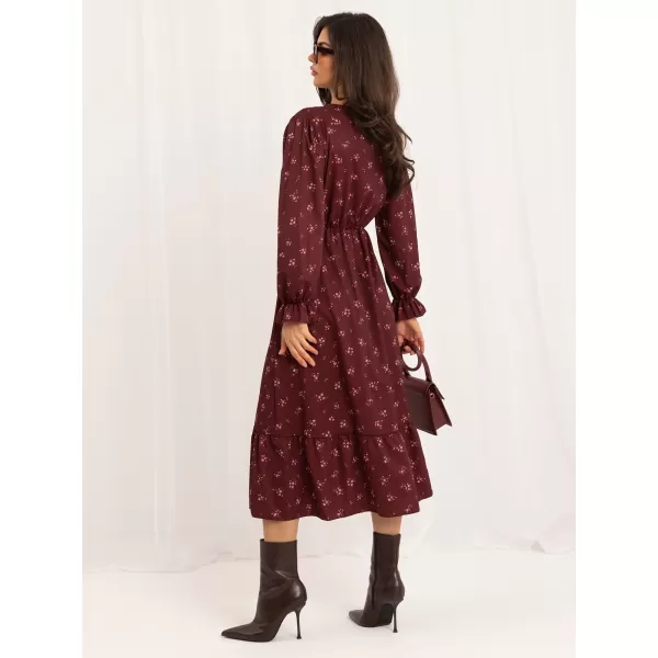  Dámské šaty ITALY MODA MI-SK-1061.86 BURGUNDY 
