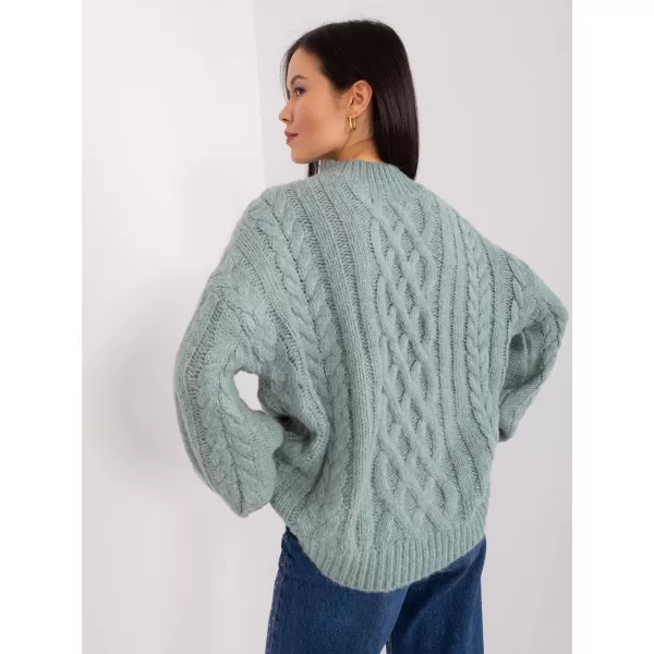  Dámský svetr WOOL FASHION ITALIA AT-SW-2363-2.04P MINT 