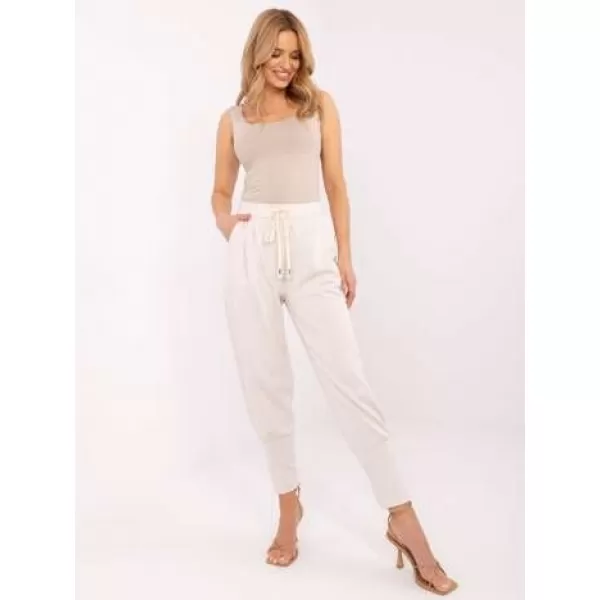  Dámské kalhoty ITALY MODA MI-SP-61700.80P LIGHT BEIGE 