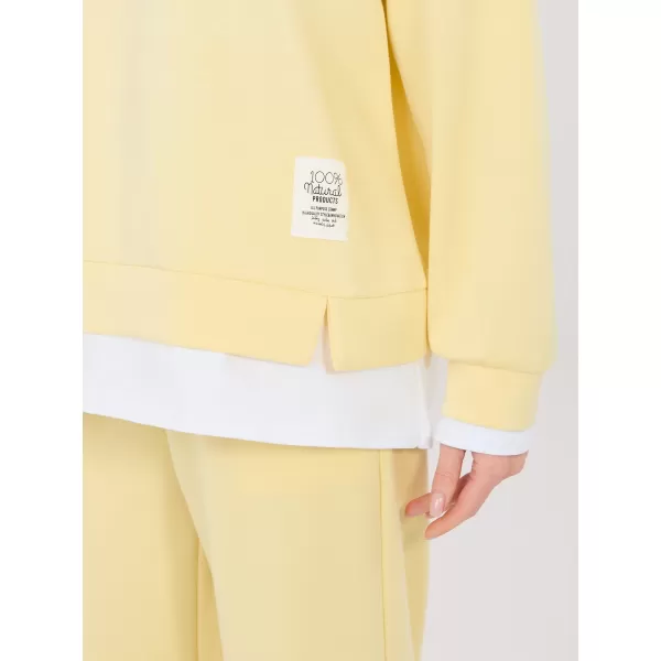  Dámská tepláková souprava RUE PARIS IT-KMPL-22230.64 BRIGHT YELLOW 