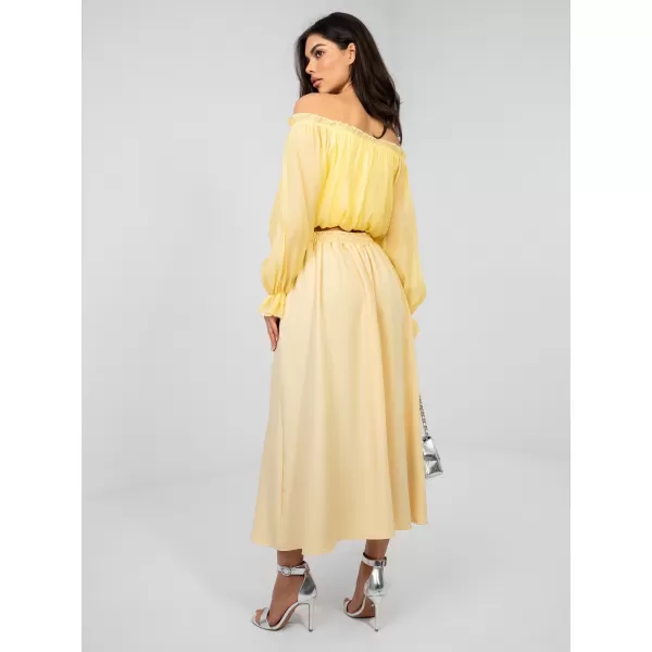  Dámská sukně FACTORY PRICE IT-SD-81036.82 BRIGHT YELLOW 