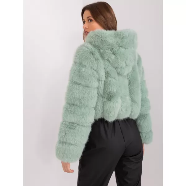  Dámská bunda WOOL FASHION ITALIA AT-KR-2378.96P PISTACHIO 