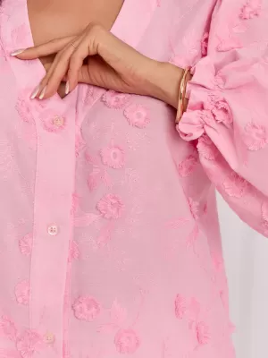 Dámská košile LAKERTA LK-KS-510266.87 BRIGHT PINK