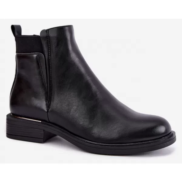 Dámské kotníkové boty VINCEZA 58690 BLACK 