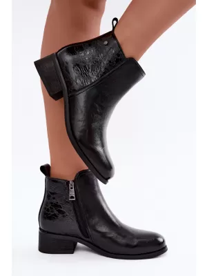 Dámské kotníkové boty VINCEZA 133133 BLACK