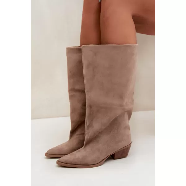  Dámské kozačky BOTO 2578A BEIGE 