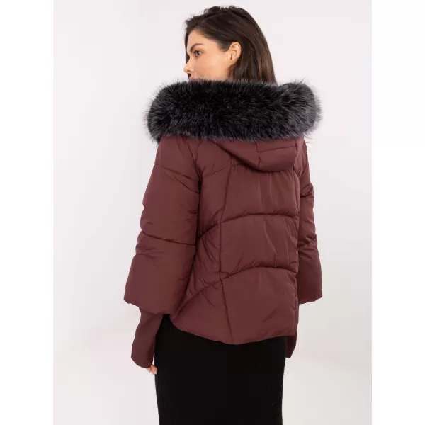  Dámská bunda FACTORY PRICE MBM-KR-26106.35 BURGUNDY 