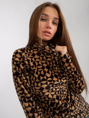 Dámská halenka RUE PARIS RP-BZ-8187-2.06 CAMEL