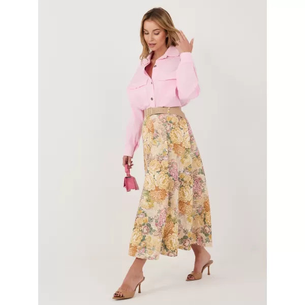 Dámská sukně ITALY MODA IT-SD-FL9850-2.17 YELLOW 