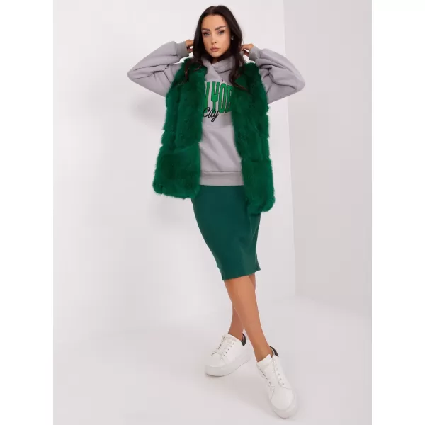 Dámská vesta WOOL FASHION ITALIA AT-KZ-2368.00P DARK GREEN 