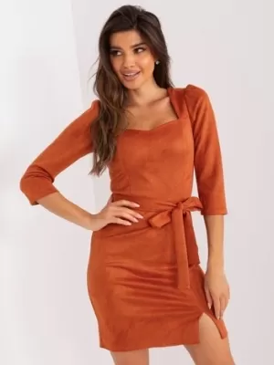 Dámské šaty LAKERTA LK-SK-509131.11 DARK ORANGE
