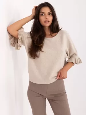 Dámský svetr ITALY MODA IT-SW-99244.65 BEIGE