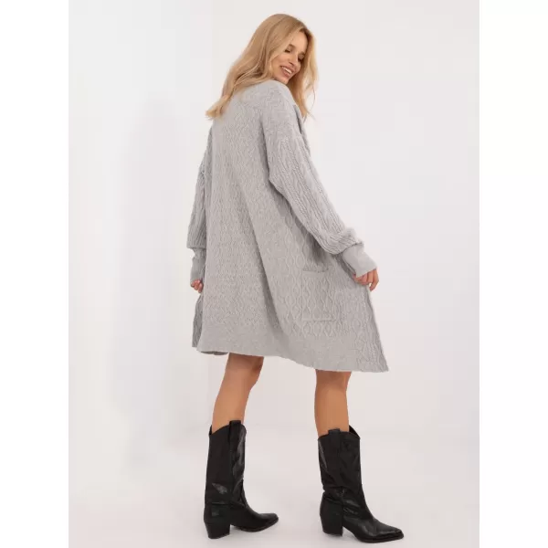  Dámský kardigan WOOL FASHION ITALIA AT-SW-2366.61 GRAY 