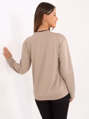 Dámská mikina RELEVANCE RV-BL-A929.00 BEIGE