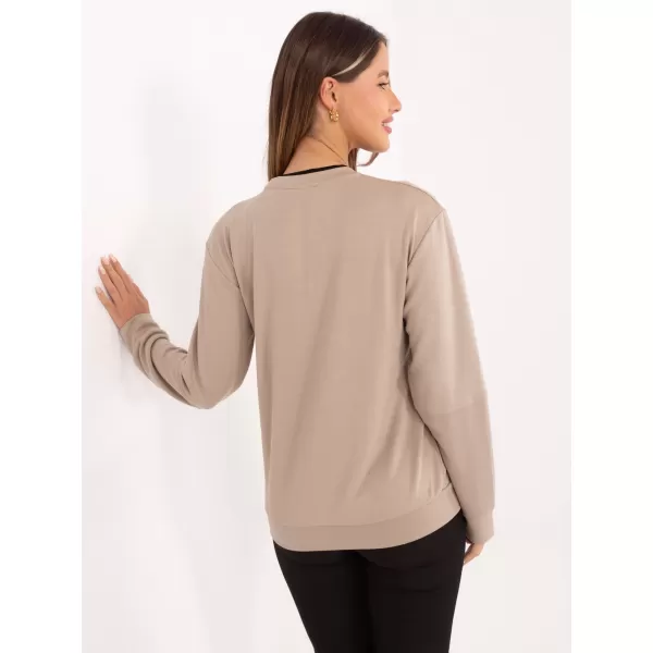  Dámská mikina RELEVANCE RV-BL-A929.00 BEIGE 