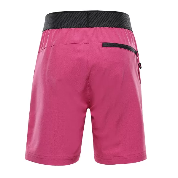  Dětské kraťasy ALPINE PRO ZAMBO 3 FUCHSIA RED 