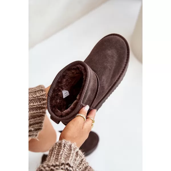  Dámské sněhule BOTO NN605 BROWN 