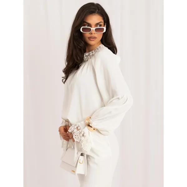  Dámská halenka ITALY MODA MI-BZ-3527.65 ECRU 