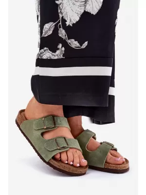 Dámské pantofle BIG STAR SHOES RR274A393 GREEN