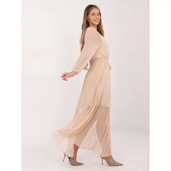  Dámské šaty ITALY MODA IT-SK-21807.22 BEIGE 