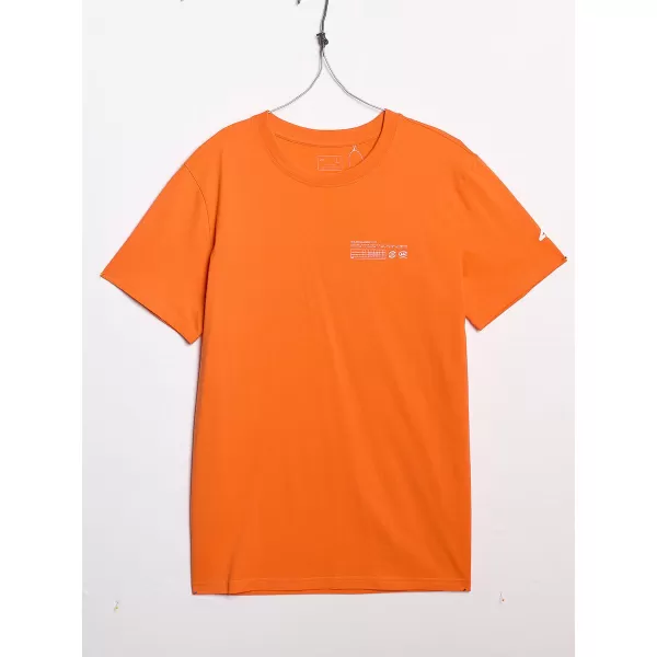  Pánské triko 4F 4FWAW25TTSHM2372 ORANGE 