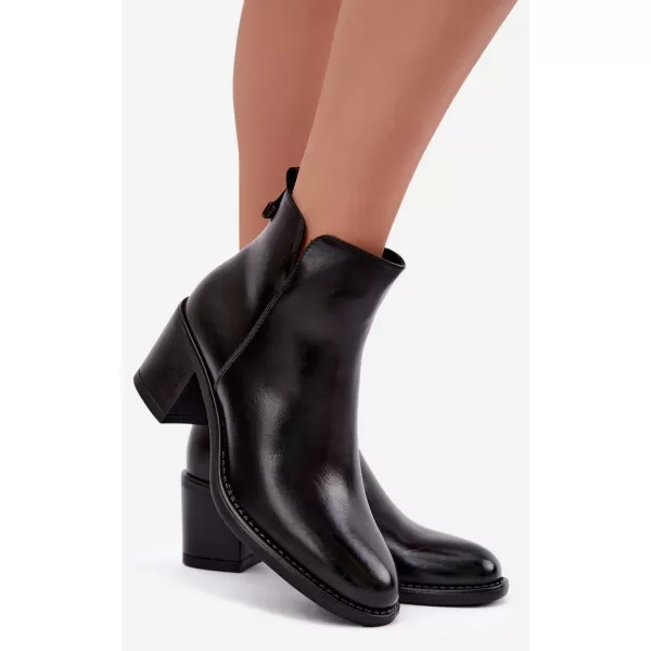  Dámské kotníkové boty VINCEZA 58650 BLACK 