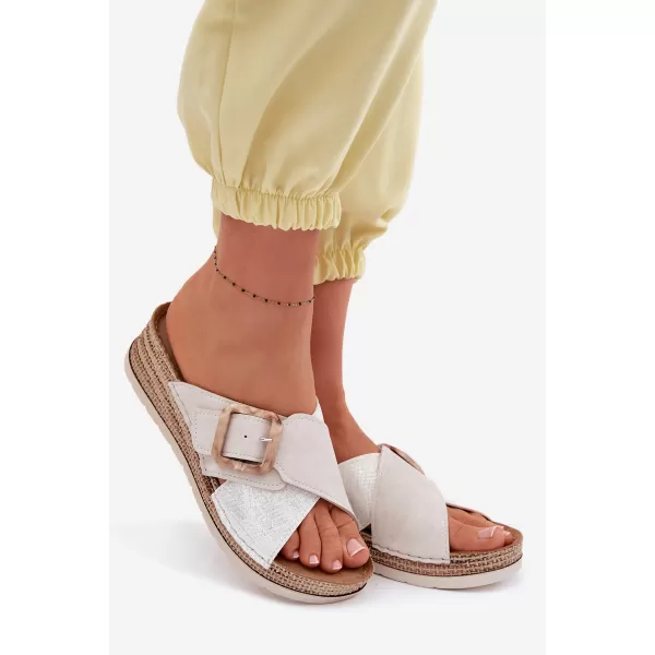  Dámské pantofle INBLU RV000016 BEIGE 
