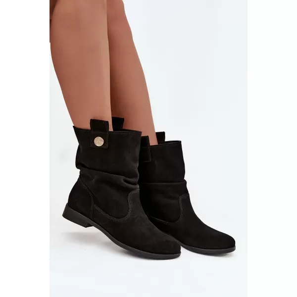  Dámské kotníkové boty ZAZOO 4210 BLACK 