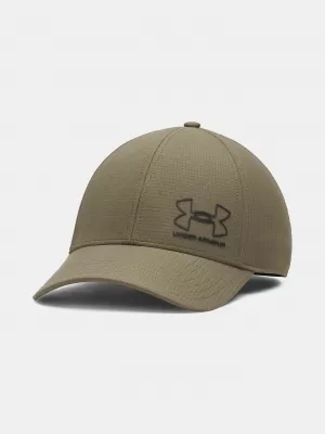 Pánská kšiltovka UNDER ARMOUR M AV LOW STR 1383438-391 ZELENÁ
