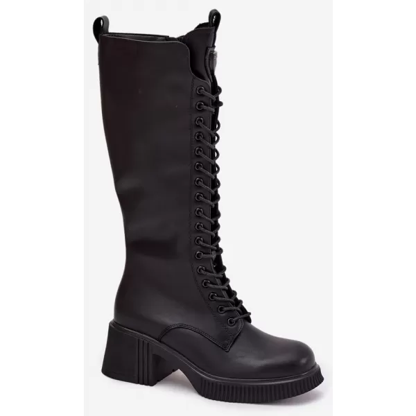  Dámské kozačky VINCEZA 66804 BLACK 