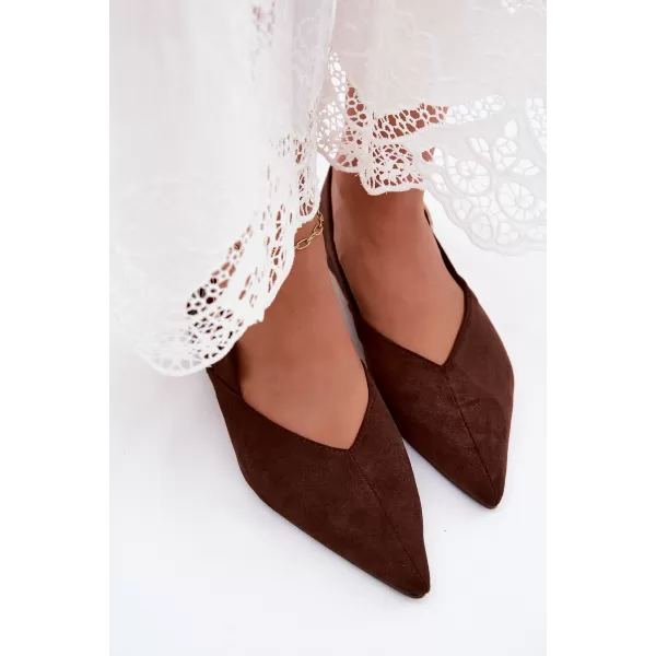  Dámské baleríny BOTO 9755 BROWN 
