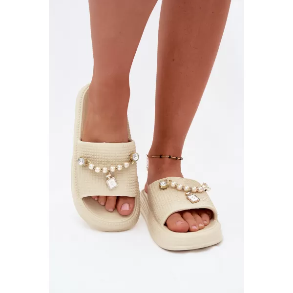  Dámské nazouváky BOTO 56160 BEIGE 