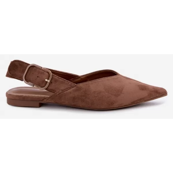  Dámské baleríny BOTO 9755 LIGHT BROWN 