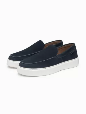 Pánské polobotky OMBRE OM-FOCS-0246 NAVY BLUE