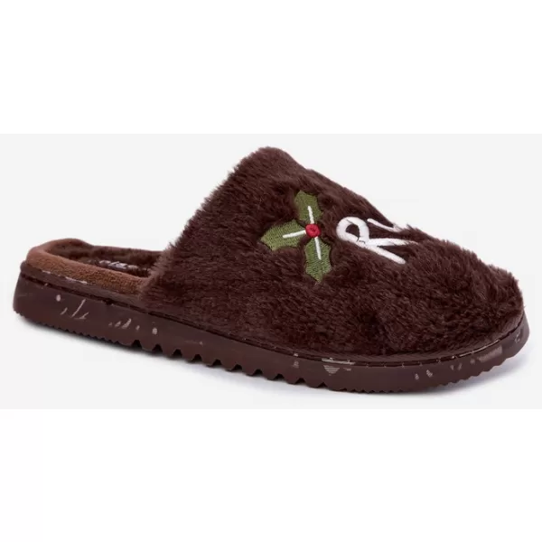  Dámské bačkory BOTO 26PA53-337 DARK BROWN 