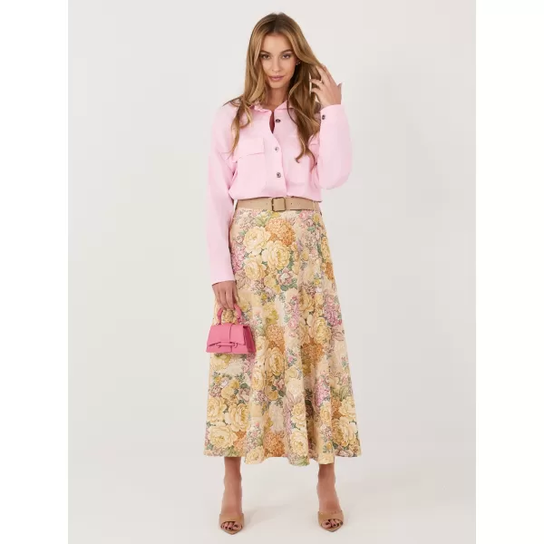  Dámská sukně ITALY MODA IT-SD-FL9850-2.17 YELLOW 