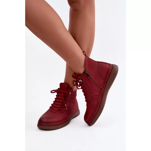  Dámské kotníkové boty ARTIKER 59C1119 BORDEAUX 