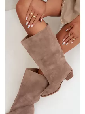 Dámské kozačky BOTO 2578A BEIGE