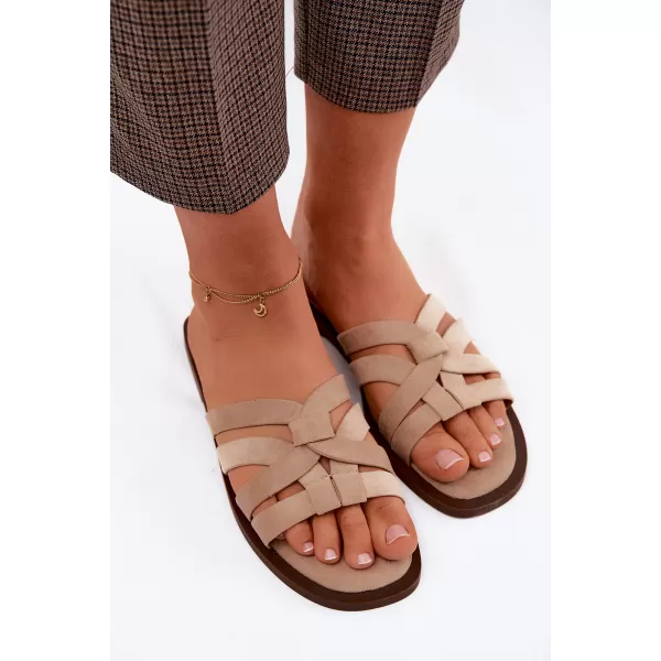  Dámské pantofle BOTO 9826 BEIGE 