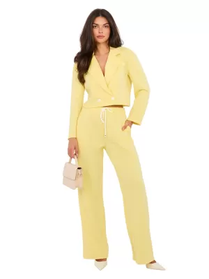 Dámský komplet RUE PARIS IT-KMPL-22202.89 BRIGHT YELLOW